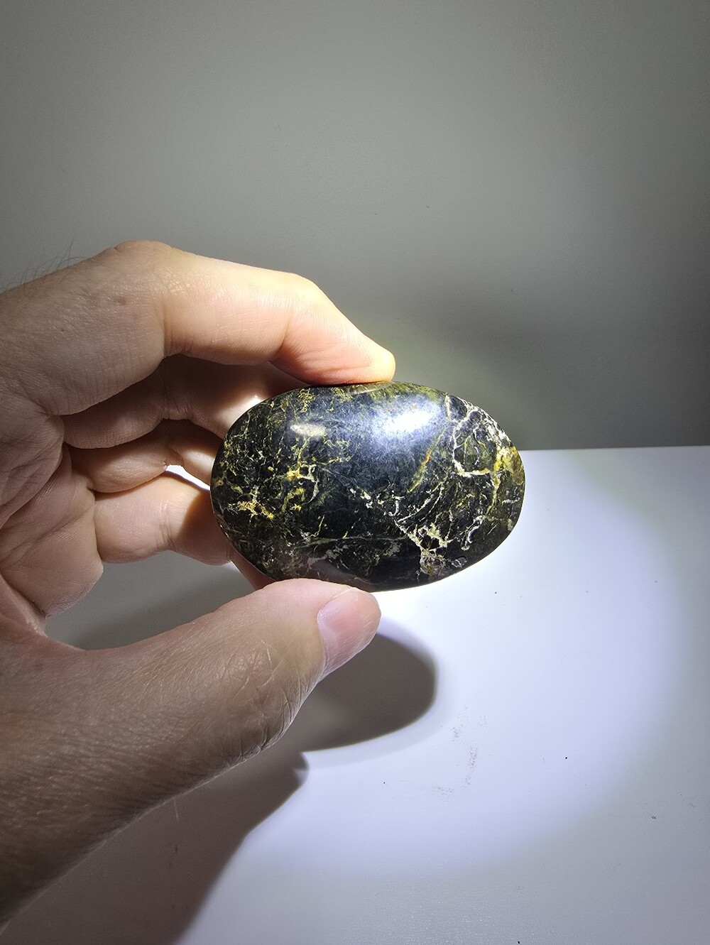 Pietersite Crystal Palmstone #B
